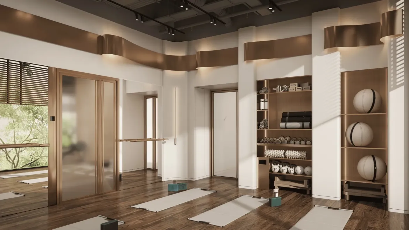 Зал групповых тренировок Fit Lab